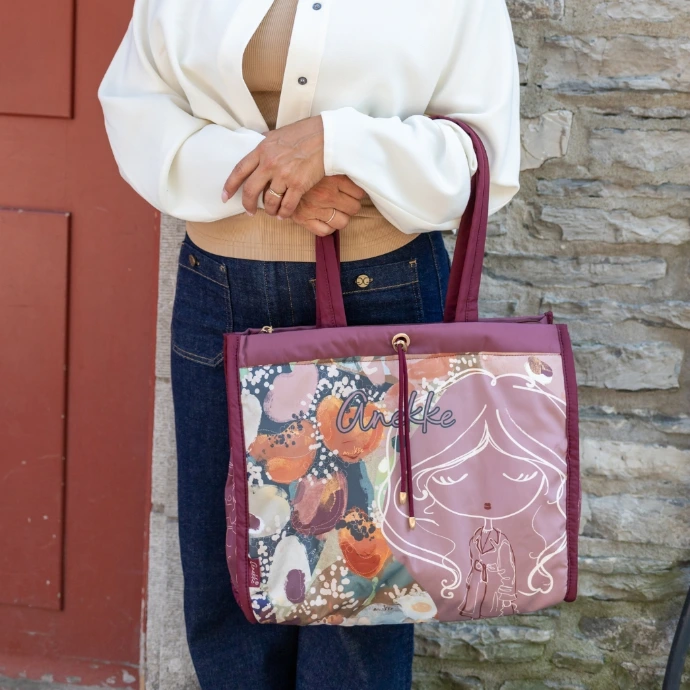 Sac fourre-tout en tissu Anekke