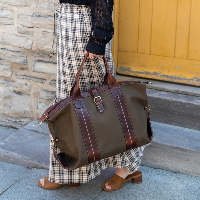 Sac de voyage en cuir hunt